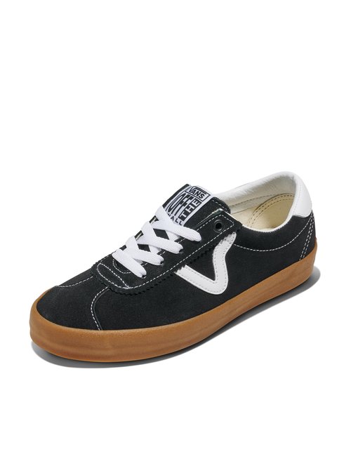 Vans Unisex Sport Low Shoe | '90s Retro Inspired Low-Top Fashion Sneakers for Men & Women, Black/Gum, 4.5/6