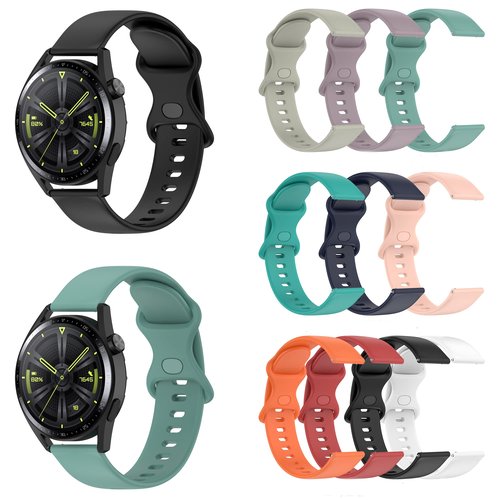FitTurn [10 Pack Watch Bands Compatible with Cubitt CT4/CT2 Pro Smartwatch, Adjustable Quick Release Elastic Replacement Strap for Men Women