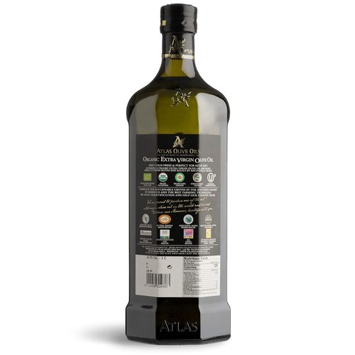 Atlas 1 LT Extra Virgin Olive Oil - Polyphenol-Rich, Unprocessed, Organic | Single Family Farm from Morocco