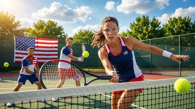 Novelyza American Flag Tennis Racket Dampener: Silicone Tennis Vibration Shock Absorbers - USA Patriotic Racquet Damper for Sporter, Tennis Accessories (10 Pack)