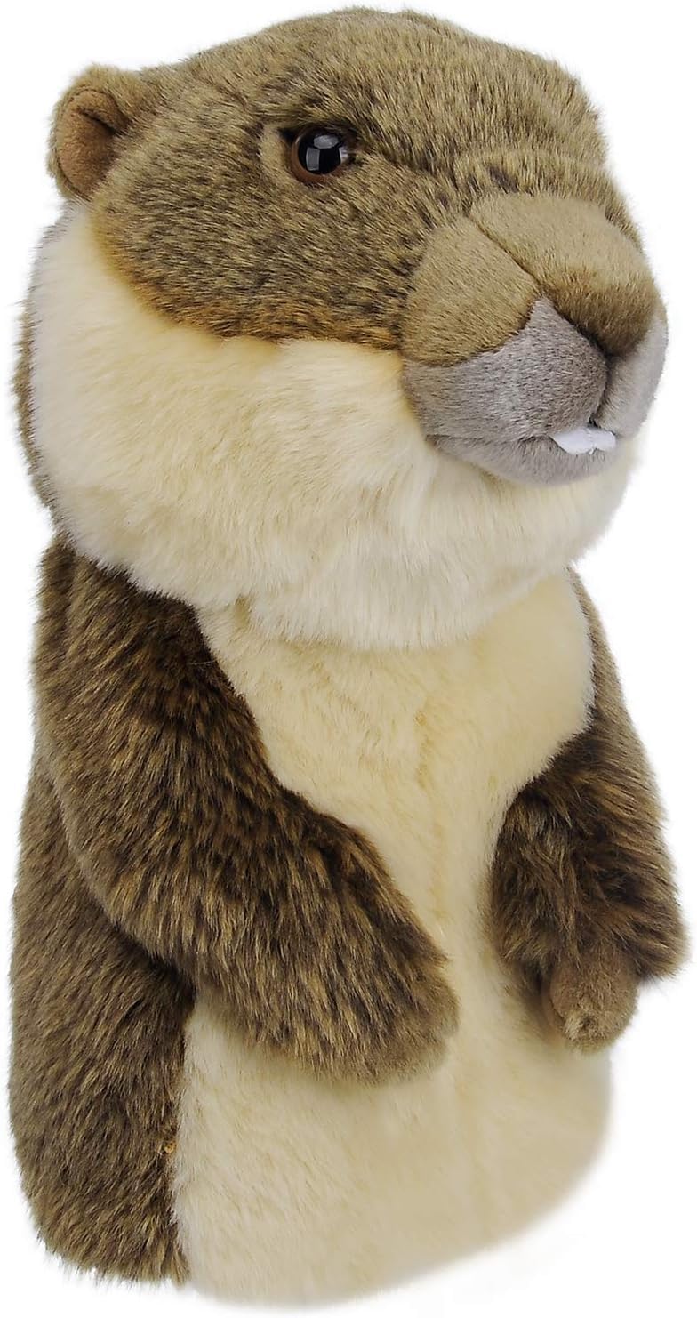 Golf Club Covers, Gopher Golf Club Head Covers for Clubs, Novelty Realistic Headcover Animal Plush Utility Golf Club Protector Gifts for Men