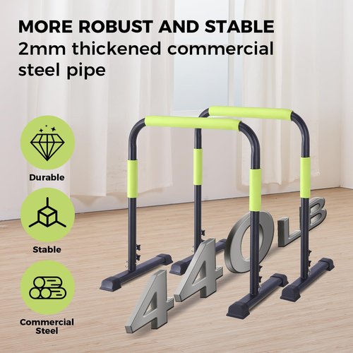 Walking Pad Handle Bar Only,31.4"-43.4" Adjustable Handrail Height - Universal Safety Handrail for 24.4" Wide Treadmills, Stable Support for Home Office Walking Pad, Gym Use,Tool-Free Assembly(Green)