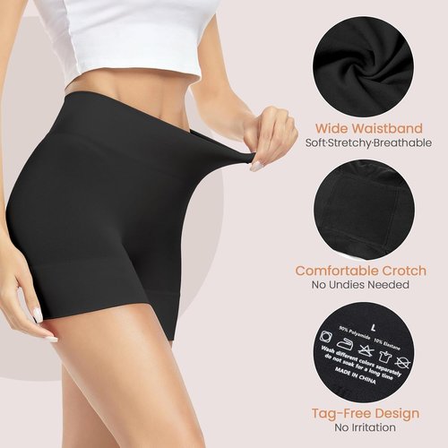 BESTENA Slip Shorts - Anti-Chafing Boyshorts for Women | 3-Pack, Comfortable & Versatile