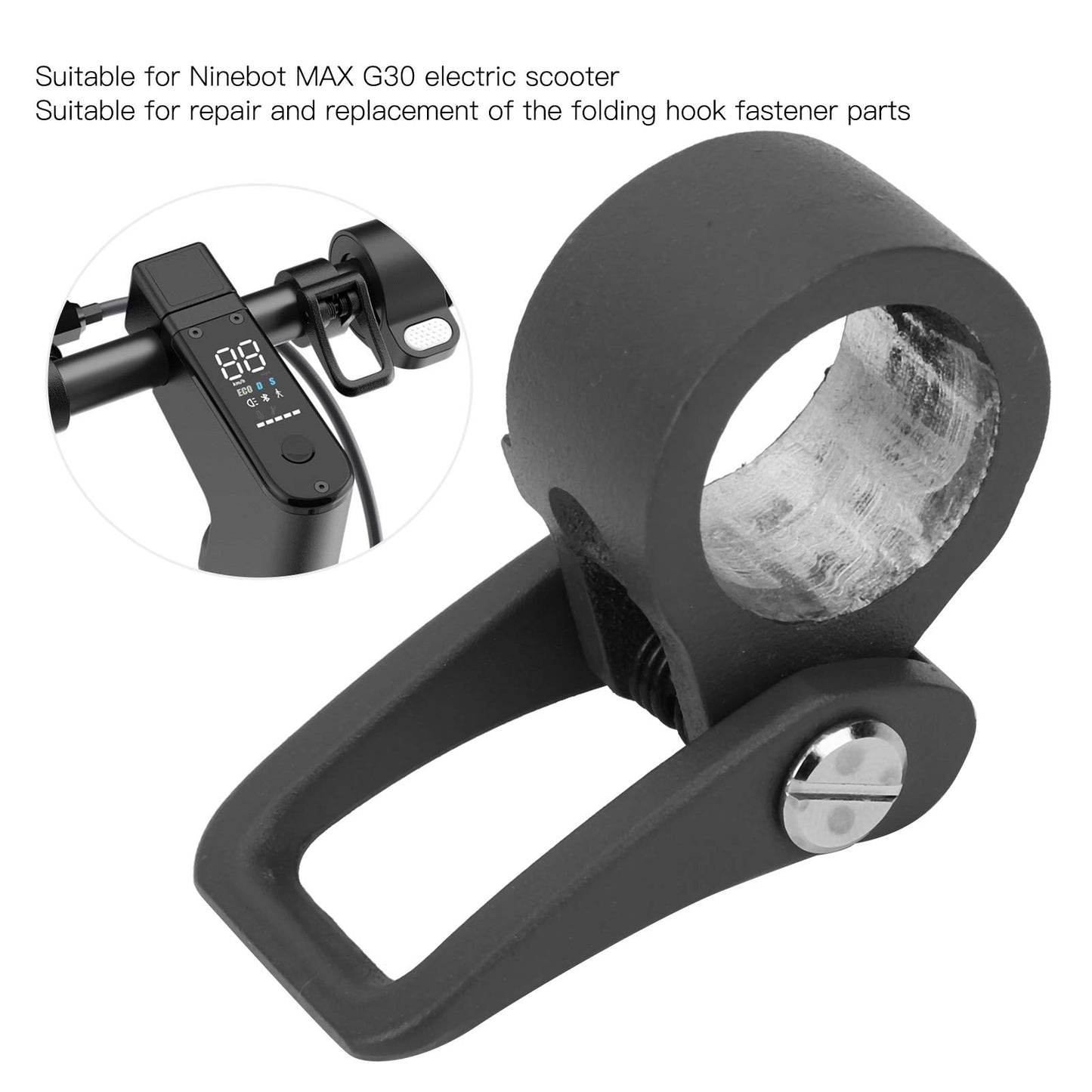 Electric Scooter Hook, Electric Scooter Replacement Parts, MAX G30 Folding Hook Fastener, Stainless Steel Scooter Accessory,