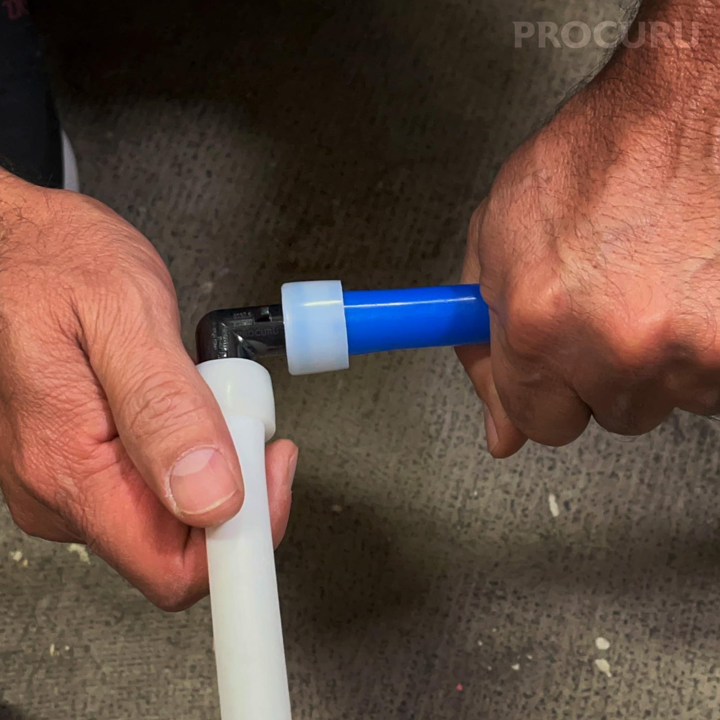 [100-Pack] PROCURU 1/2-Inch 90-Elbow Expansion PEX-A F1960 Plumbing Fitting, Certified Safe