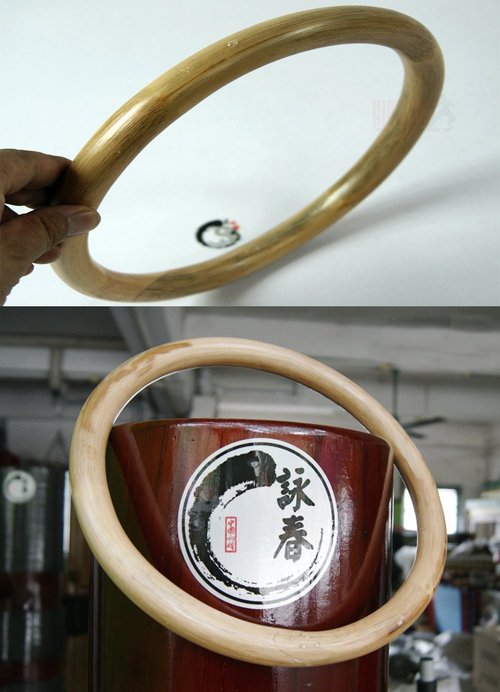 HYFAN Training Ring for Wing Chun Kung Fu Sticky Hand Strength Physical Exercise Rattan Ring for Tai Chi Yewen