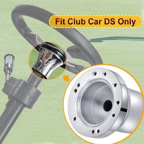 Golf Cart Steering Wheel Adapter for Club Car DS Adaptor (Including installation tools)