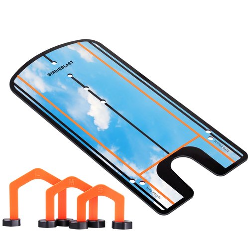 BIRDIEBLAST Golf Putting Mirror, Putting Mirror Training Aid for Golf with Putter Line,Golf Training Putters for Beginners