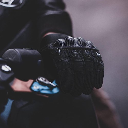 Cierto Motorcycle Gloves - Touch Screen Tactical Full Finger Gloves with Hard Knuckles | Adjustable Wrist for Riding & Climbing