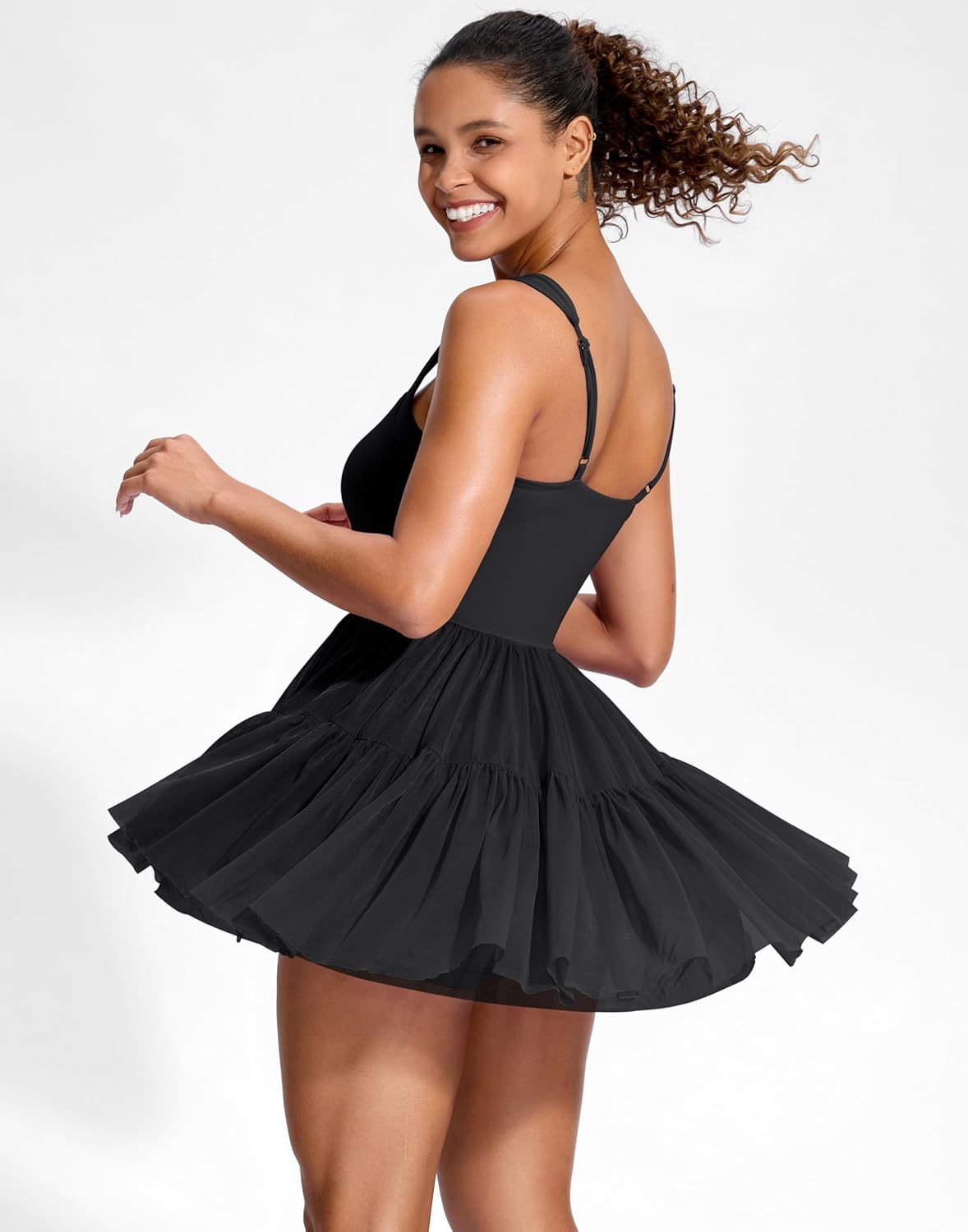Soothfeel Tennis Dress for Women - Athletic Style with Built-In Shorts & Pockets | Flowy Summer Golf Dress