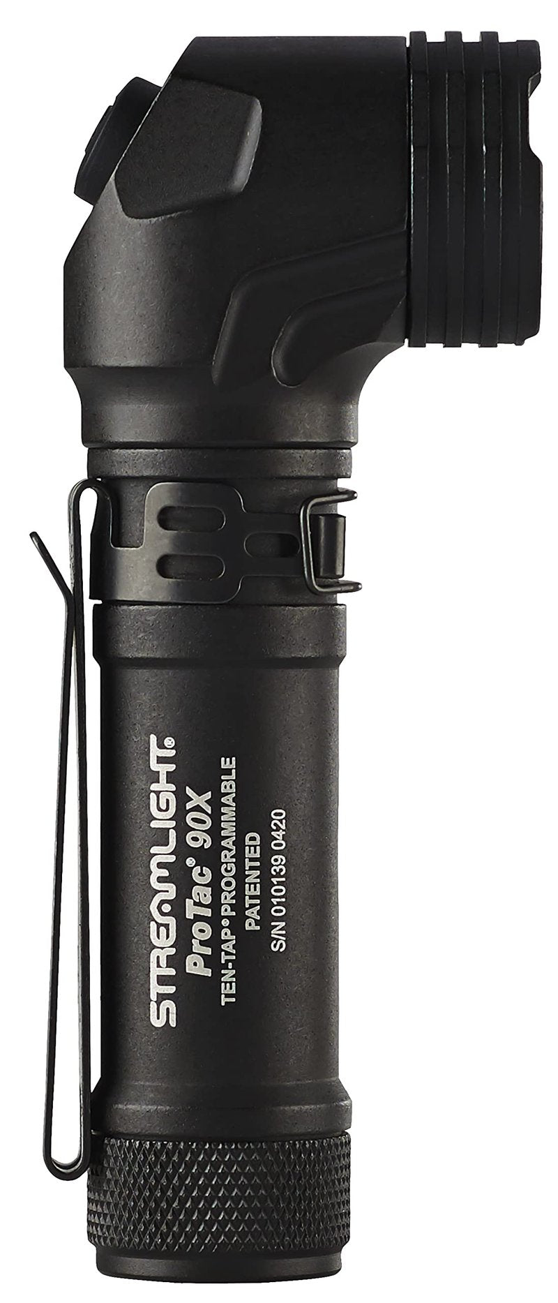 Streamlight 88095 ProTac 90 X 1,000-Lumen 7,350-Candela Right-Angle Tactical Hands-Free LED Flashlight, Black