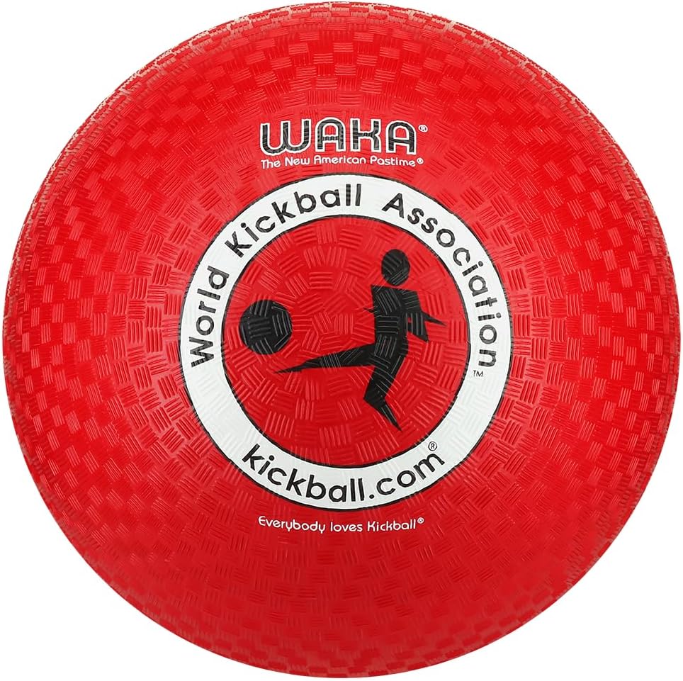 WAKA Official Kickball - Durable 10" Size for Ultimate Fun and Play | Perfect for All Ages