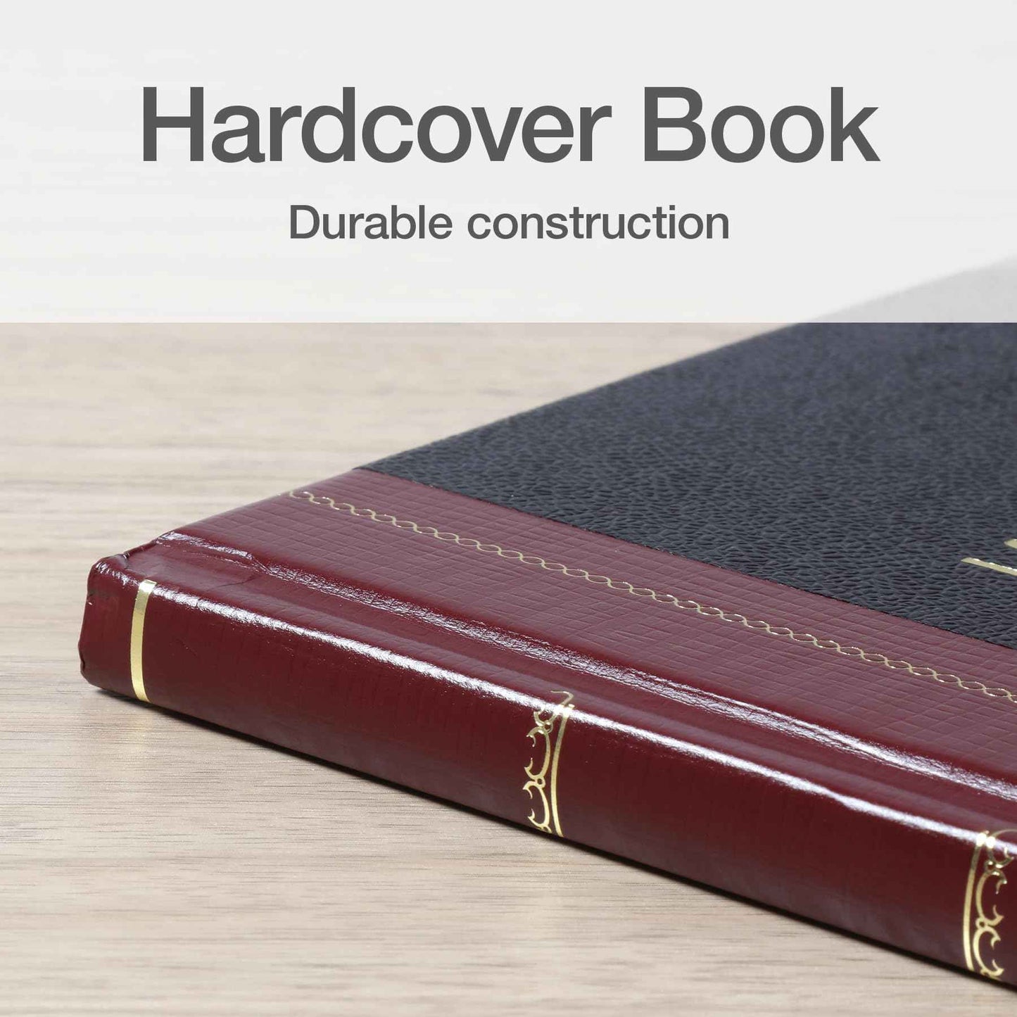 Boorum & Pease L21150R Laboratory Record Book,150 Pages,8-1/8-Inch x10-3/8-Inch,Black/Red