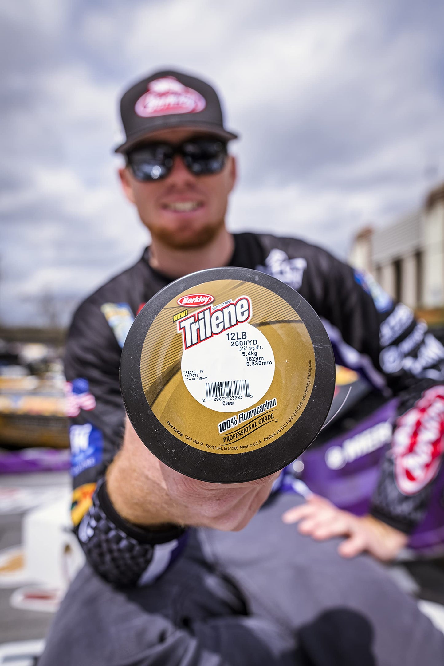 Berkley Trilene Fluorocarbon Professional Grade Filler Spool Fishing Line, Clear, 10 lb./200 yd.