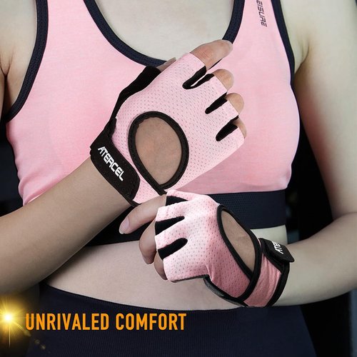 ATERCEL Weight Lifting Gloves - Full Palm Protection for Gym & Cycling | Breathable & Lightweight for Men & Women