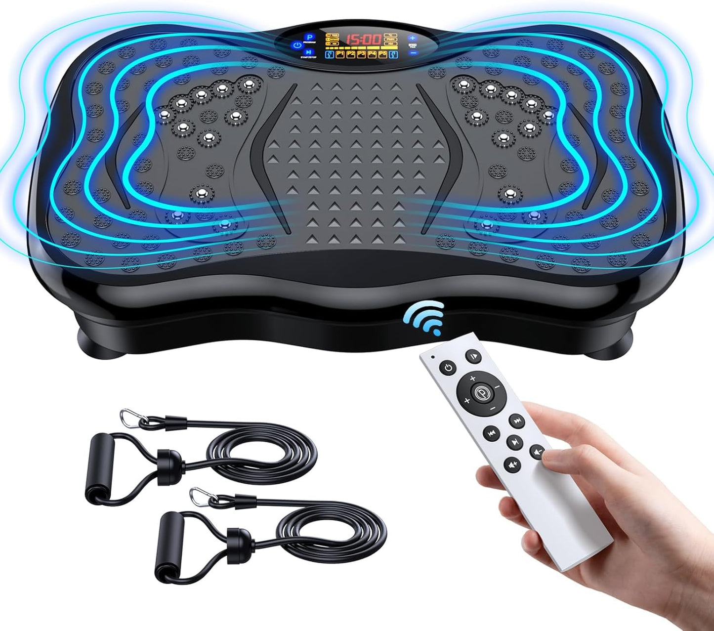 Skiennix Vibration Plate Exercise Machine - Lymphatic Drainage & Muscle Recovery | Bluetooth, Remote, 330lbs Capacity