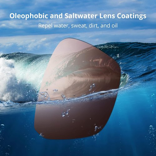 KastKing FlatRock Polarized Sport Sunglasses - UV Protection for Men & Women | Ideal for Driving, Fishing, Cycling, Running