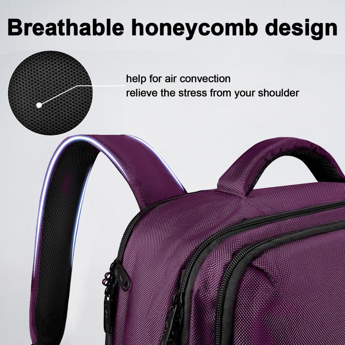 MATEIN Travel Backpack for Women, Extra Large 40L Carry on Backpack, Purple