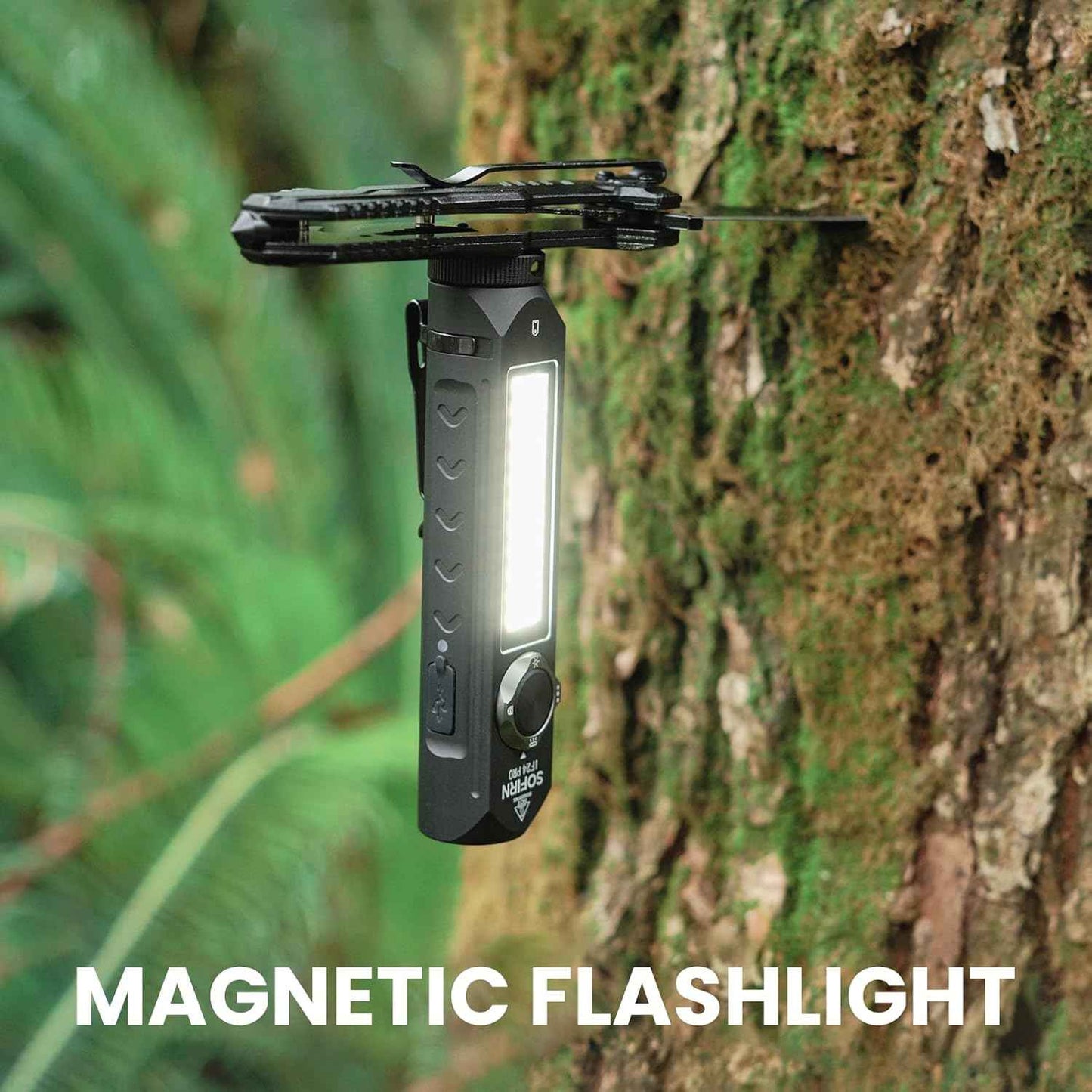 1800LM Rechargeable LED Flashlight - Sofirn IF24 Pro, Waterproof & Magnetic for Camping & Emergencies