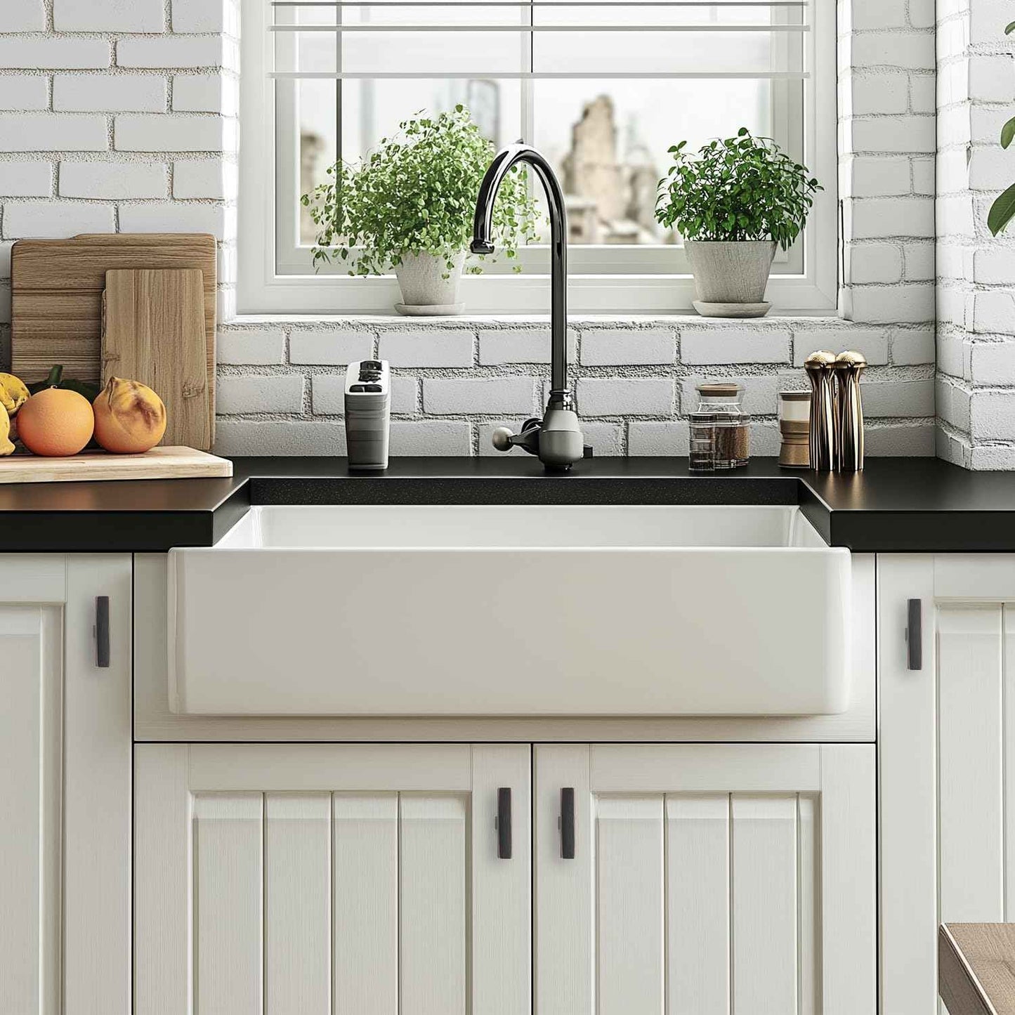 Ravinte 10 Pack Solid Single Hole Slim Square Bar Drawer Handles Cabinet Hardware - Oil-Rubbed Bronze Kitchen Pulls