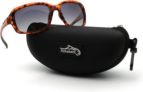 Fishoholic Polarized Fishing Sunglasses - UV400 Protection for Women | Ideal for Outdoor Sports, Kayaking & Golfing