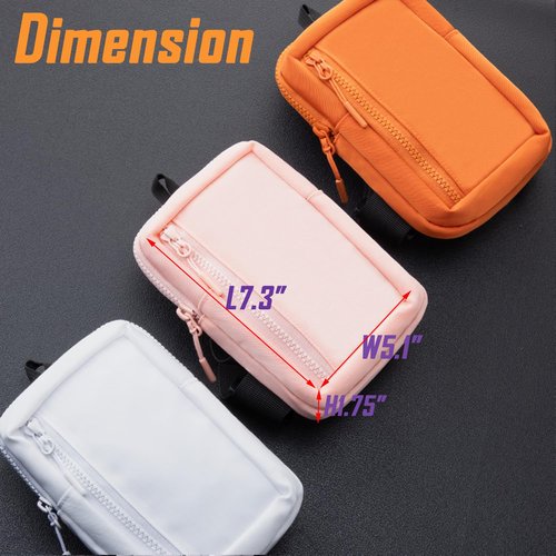 USHAK Small Sling Bag Crossbody Backpack for Men and Women Orange