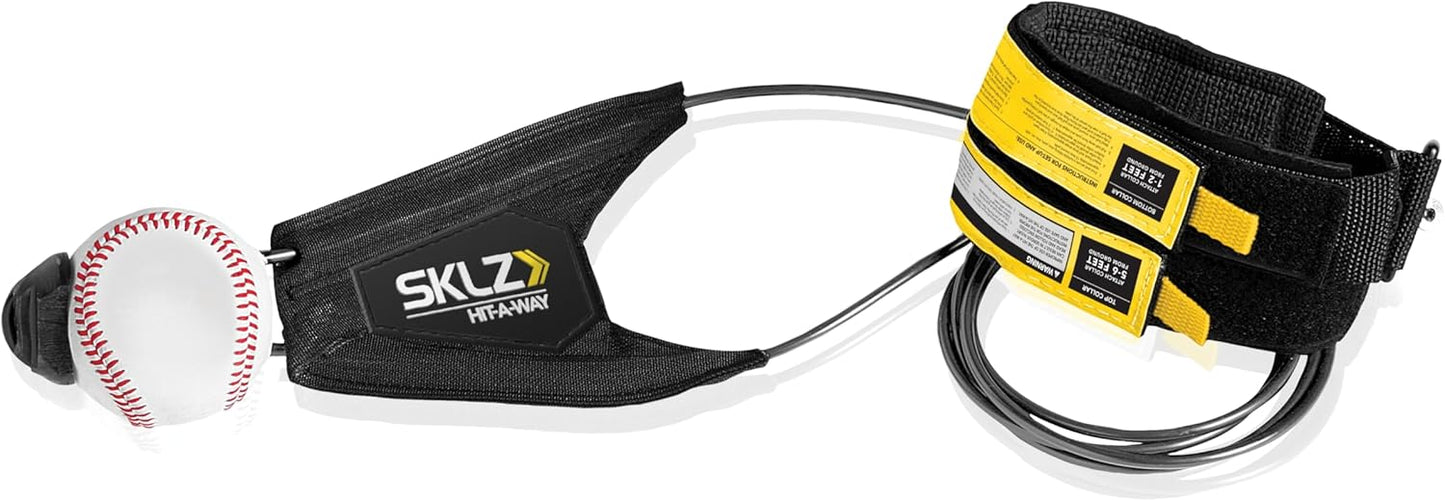 SKLZ Hit-A-Way Batting Trainer - Improve Baseball & Softball Swing Technique | Adjustable Design