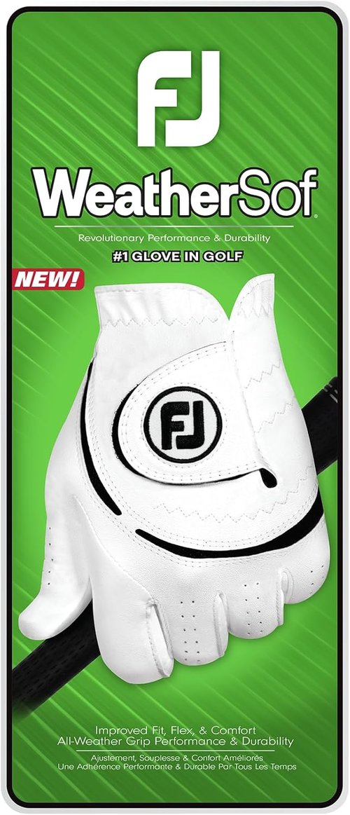 FootJoy WeatherSof Golf Glove - Premium Comfort & Grip for Men | Perfect Fit & Durability