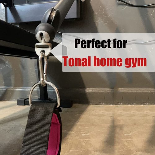 JILINWEI 1Pair Tonal Accessories with T Lock Adapter,Tonal Gym Machine Accessories,Exercise Handles Cable Machine Handles Attachment for Tonal