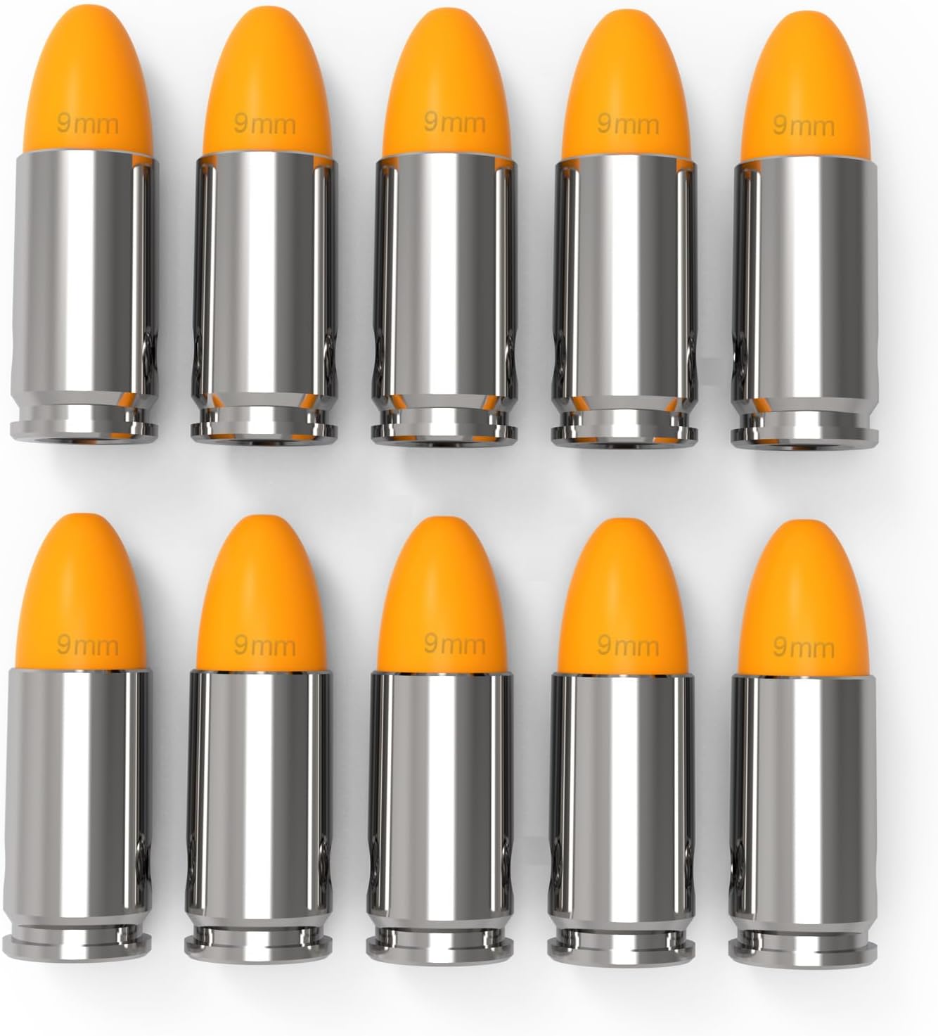 Pro Dummy Rounds Snap Caps - Reusable 9mm, 12GA, .50, .45, .380ACP Training Rounds for Safe Dry Fire Practice