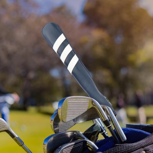 Fancyes Golf Alignment Stick Cover Golf Rod Protector Plush Inner Lining Anti Scratch Golf Indicator Rod Holder for Aiming Exercise, Blue