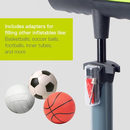 Delta Cycle Bike Pump with Gauge - Easy-to-Read Tire Pump for Schrader & Presta Valves | Compact Design