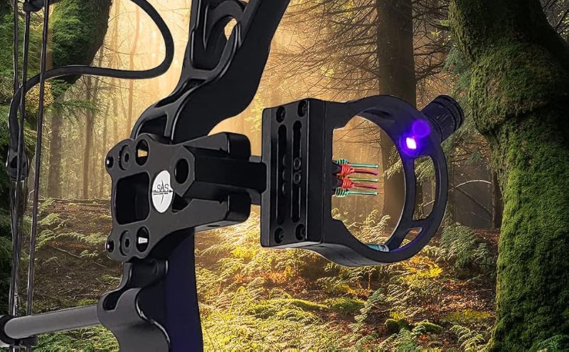 LED Bow Sight Light with 3/8-32 Universal Fit - Blue