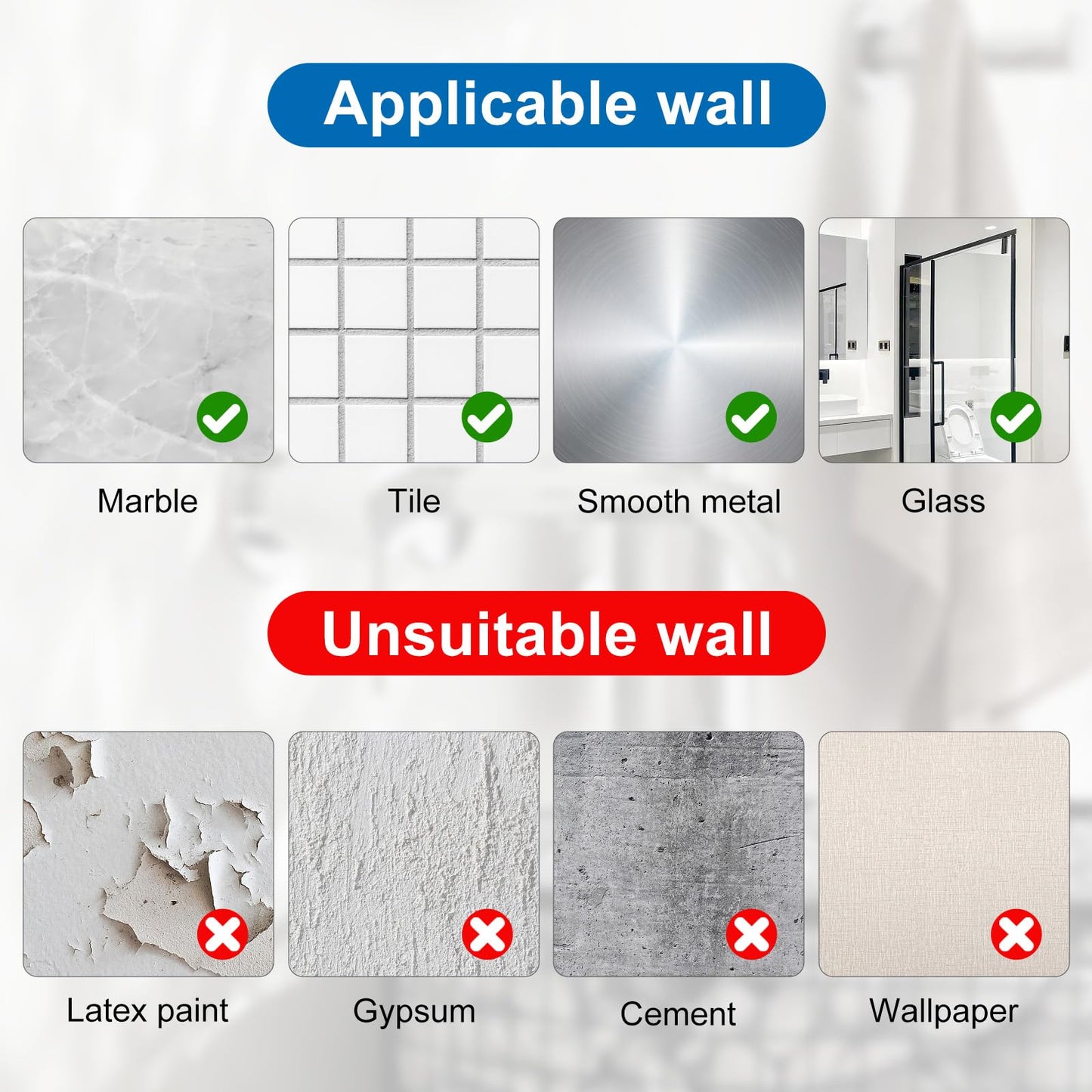 EASETROL Gold Suction Cup Hooks for Shower, Heavy Duty Wreaths Hangers for Glass Door Window, Bathroom Towel Robe Suction Cup Hook, No Drill Holder on Smooth Wall, Mirror, Tile for Home (2, Gold)