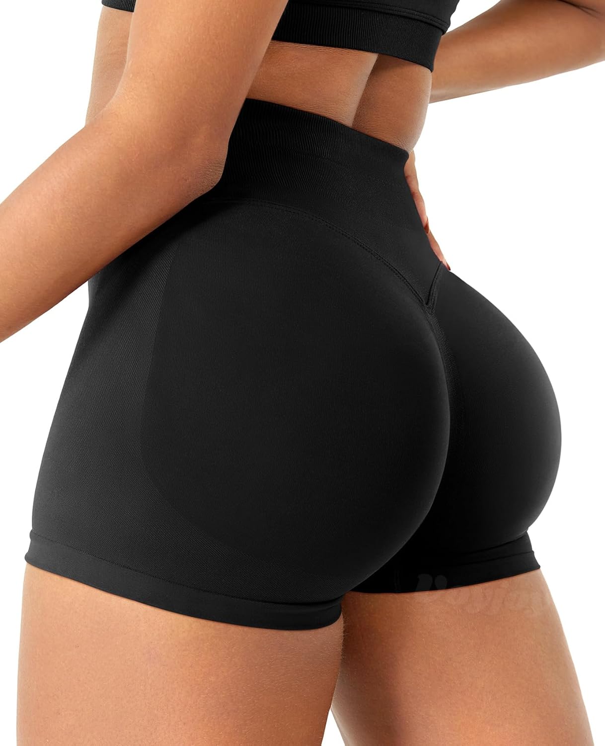 VOYJOY Workout Shorts for Women - Scrunch Butt Lifting Seamless Gym Biker Shorts | 2.5" to 6" Sizes