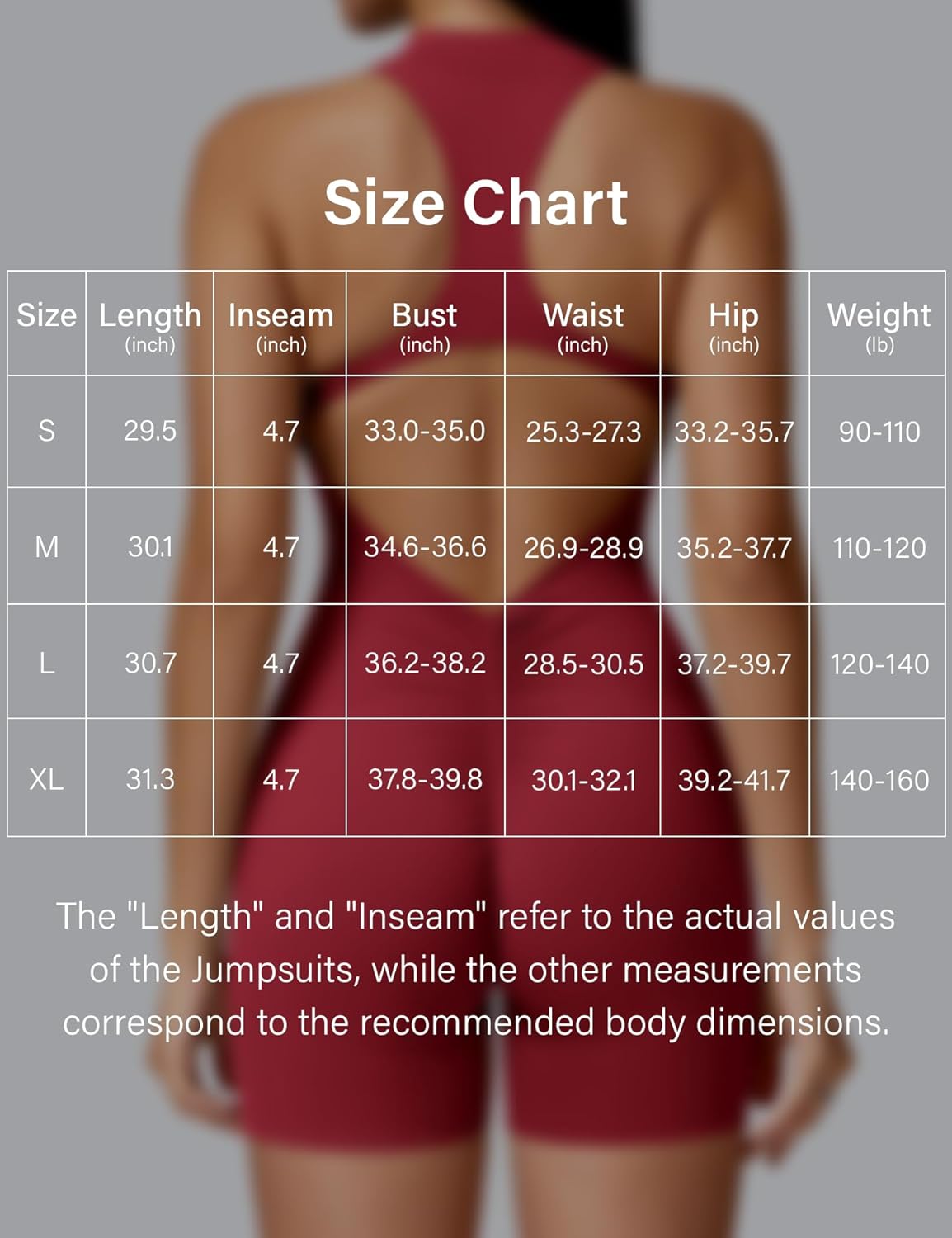 YEOREO Women's Zip-Up Jumpsuit - Backless Tummy Control Bodysuit for Yoga | Sleeveless Emma Style