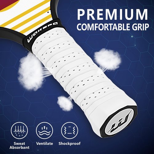 DUJORM Pickleball Set with 4 Premium Wood Paddles, Cushion Comfort Grip, 4 Pickleball Balls & Carry Bag, USAPA Approved Pickle Ball Paddle Set for Men Women