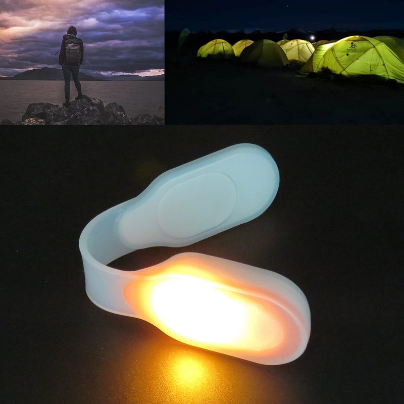TENQIU 3PCS Clip-on Magnetic LED Safety Light, Night Light with 3 Light Modes, Reflective Running Gear for Hiking, Dog Walking, Running, Jogging, Spinning or Biking