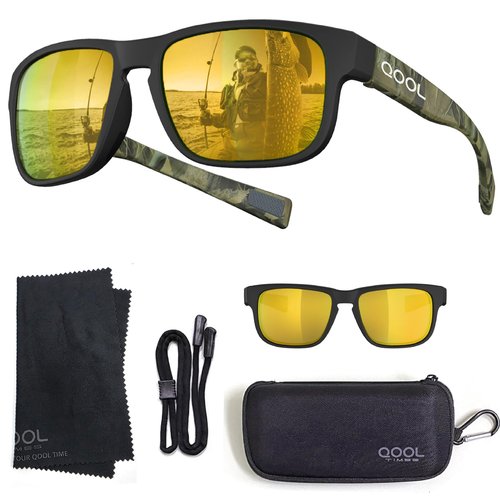 Living out your qool time Floating Polarized Fishing Sunglasses Saltwater Resistant Lenses That Coating Won’t Peel Rub off F11