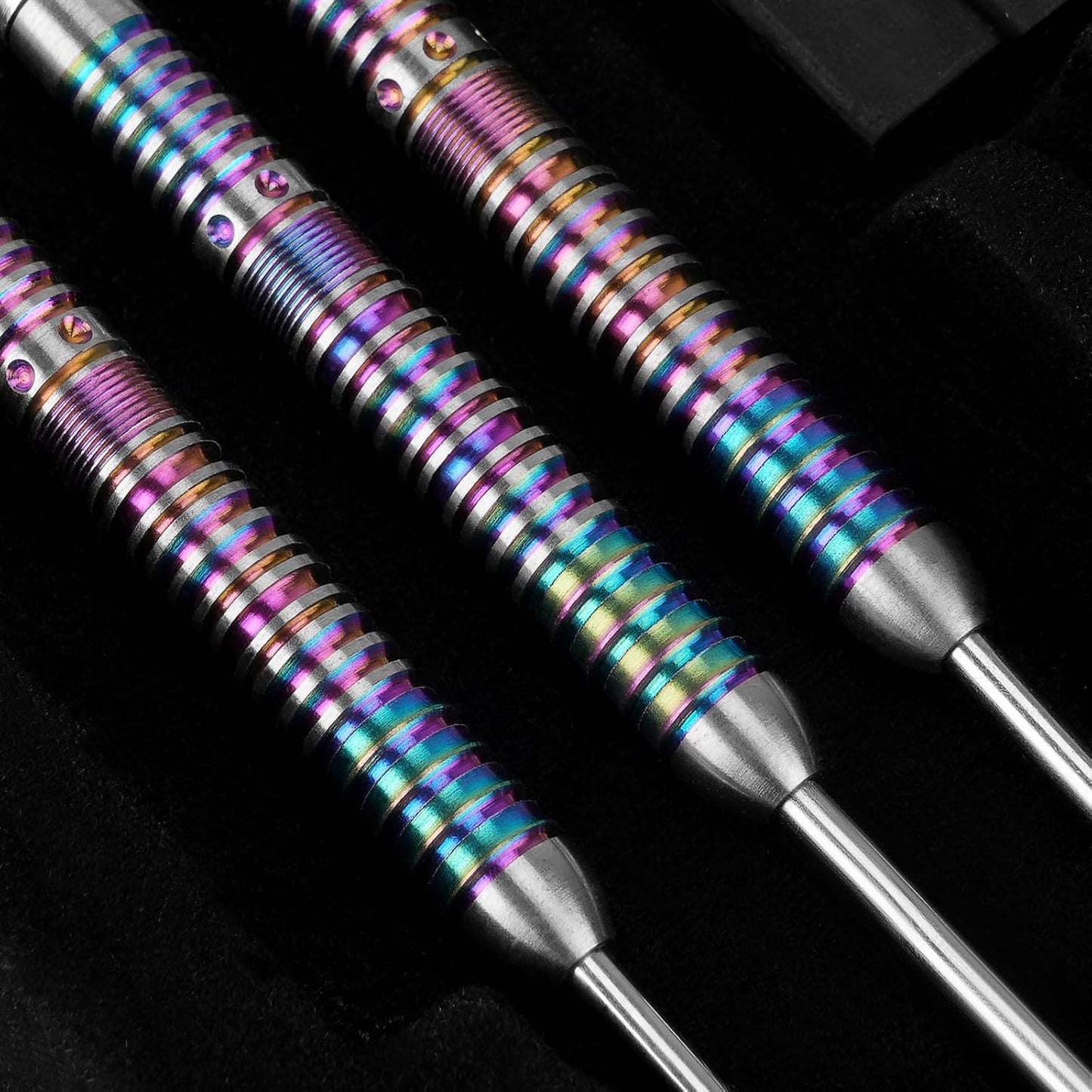 WIN.MAX Darts Metal Tip Set - Professional 90% Tungsten Steel Darts, 20-28 Grams, Includes Extra Flights