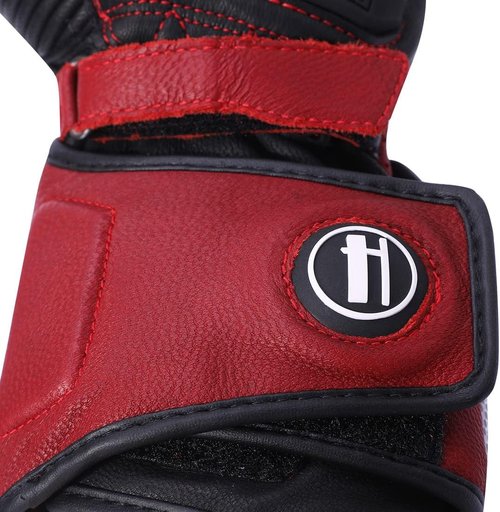 Harssidanzar Leather Motorcycle Gloves - Carbon Fiber Knuckle Protection for Men & Women | KM045