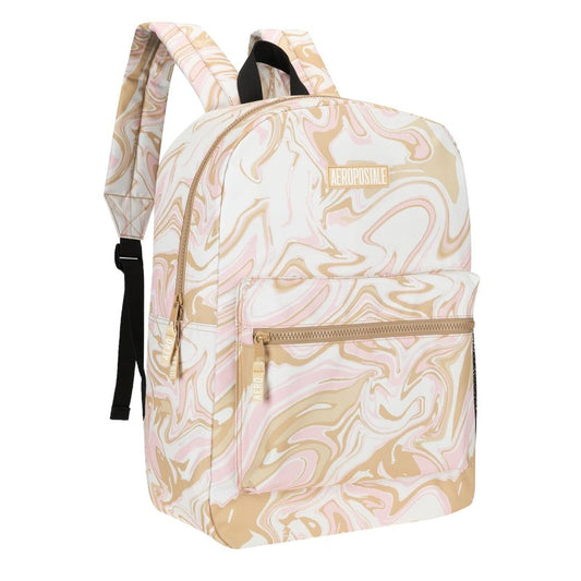 AEROPOSTALE Fieldtrip Unisex Backpack - AE Mens and Womens Bag for Everyday Use - Vanilla Sky