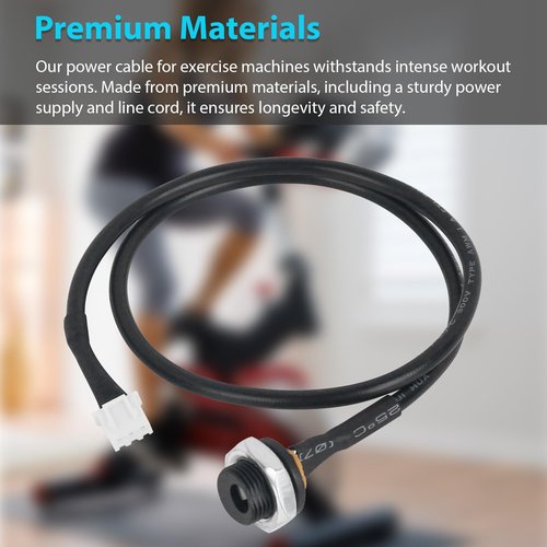 GGTE Connector Input Cable for Nautilus & Schwinn Exercise Bikes Models: R616 R618 R626 R686 U616 U624 & 130 170 230 430 570U etc.