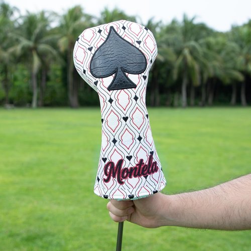 Golf Club Cover Poker Driver Headcover Fariway Wood Headcovers Hybrid Covers Leather Golf Head Cover for Most Brand (for Hybrid)