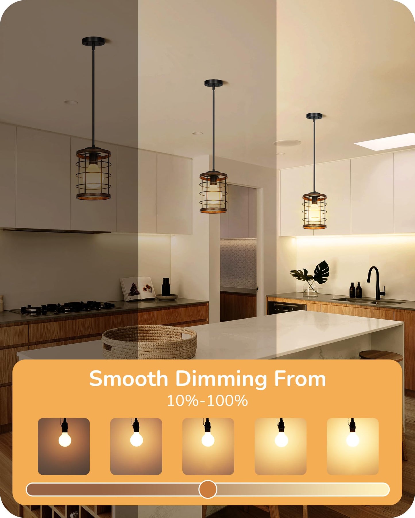 EDISHINE Dimmable G25 Globe LED Edison Light Bulb, 5W Equivalent 60W, CRI90+ Vanity Light Bulbs, Milky Glass LED Light Bulb for Bathroom, Mirror, E26 Base 500LM 2700K Warm White, 6 Pack, UL Listed