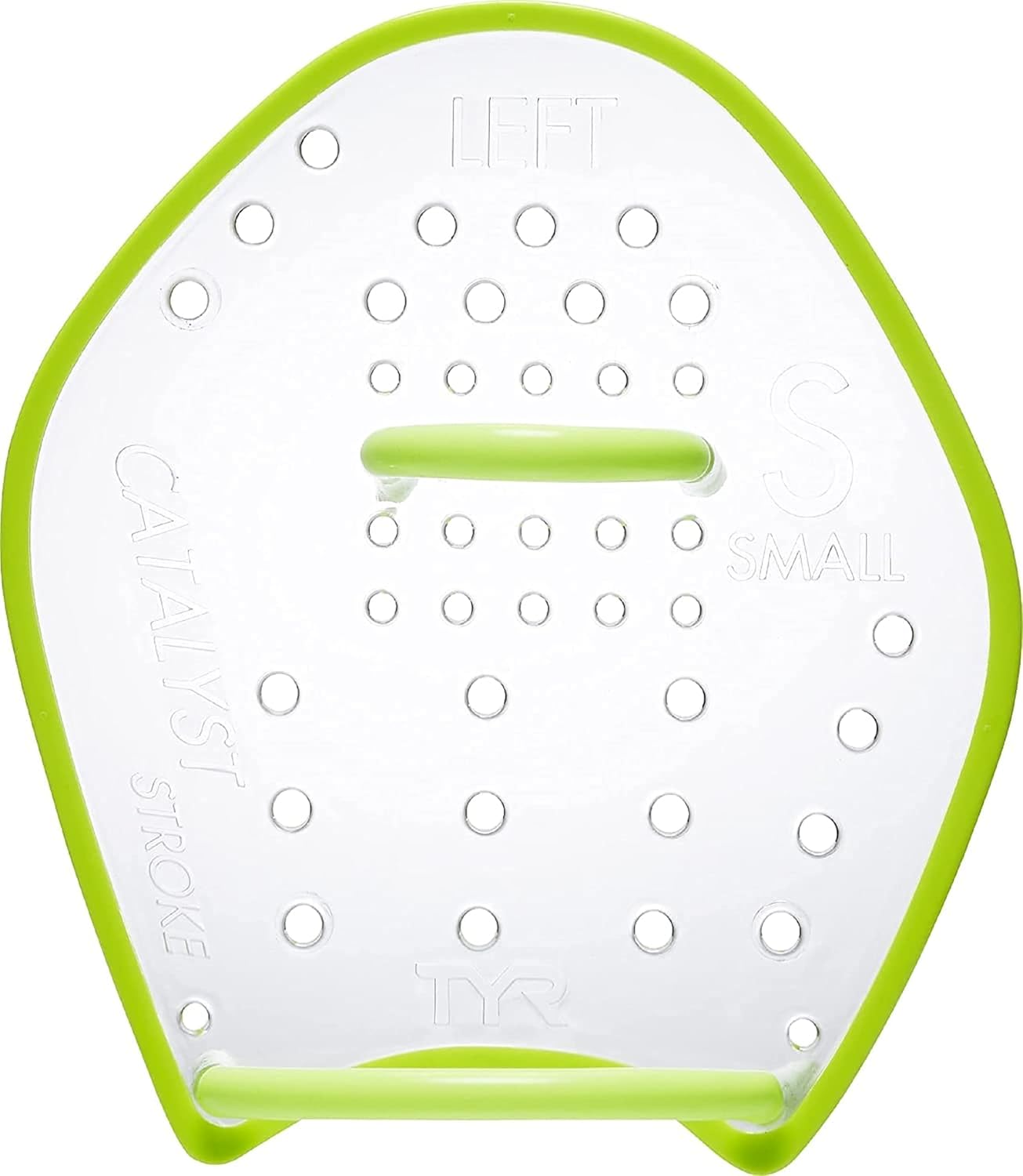 TYR Catalyst Stroke Swim Paddles - Durable Adult Swim Training Fins for Strength & Technique