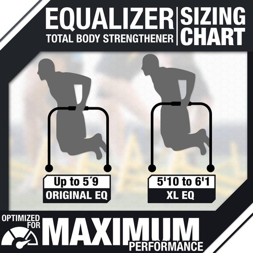 Lebert Fitness Equalizer with Resistance Band - Calisthenics Equipment ✓ Dip Station ✓ Push Up Stand Bar ✓ Pull Up Dip Bar ✓ Bodyweight Equipment ✓ For Intensive Use