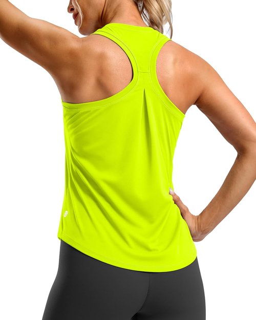 G Gradual Women's Yoga Tank Top - Racerback Sleeveless Athletic Shirt for Gym & Running | Loose Fit