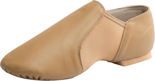 Linodes Unisex Jazz Dance Shoes - Slip-On Leather Upper for Men & Women | Comfortable Fit