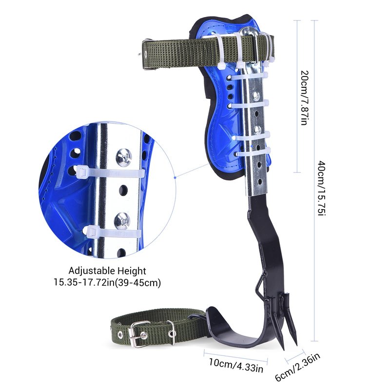 Tree climbing equipment.Adjustable tree,climbing kits with safety belts.Climbing tools with footboards Forestry operation equipment suitable for rock climbing,tree trimming,hunting,and fruit picking